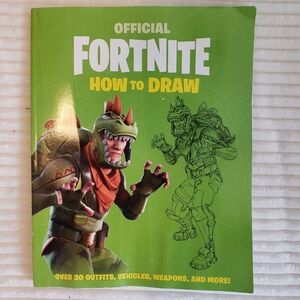 Official Fortnite How To Draw Book Green Cover